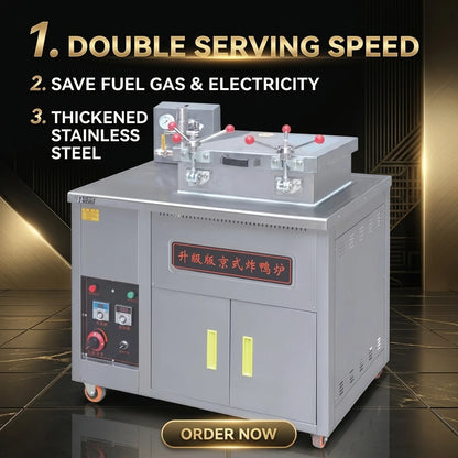 Commercial 30kgs Gas Pressure Fryer Chicken Deep Fryer, Broaster Fryer Stainless Steel Fast Food Equipment Save 50% Cooking Time