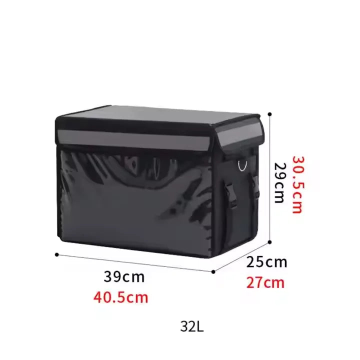 Wholesale Large Capacity Thermal Fast Food Insulated Backpack Hot Pizza Lunch Takeaway Cooler Food Delivery Bag for Bike