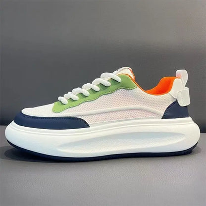 Rubber Out-sole Anti slip Lace up Mens Pu Upper Walking Style Shoes Skateboarding Shoes for Men