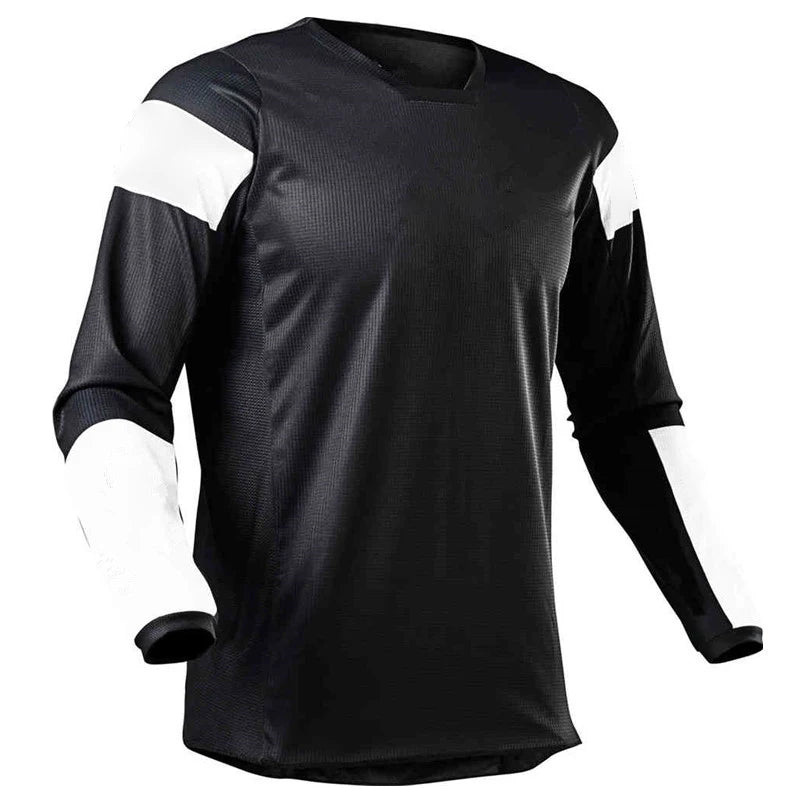 Custom Summer MTB Road Motocross Shirt Men Breathable Mountain Bike Long Sleeve Racing Professional Quick-drying Cycling Jersey