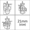 Motorcycle Pwk Carburetor for Suzuki Yamaha Kawasaki Atv Moto  21 24 26 28 30 32 34mm With Power Jet Carburador
