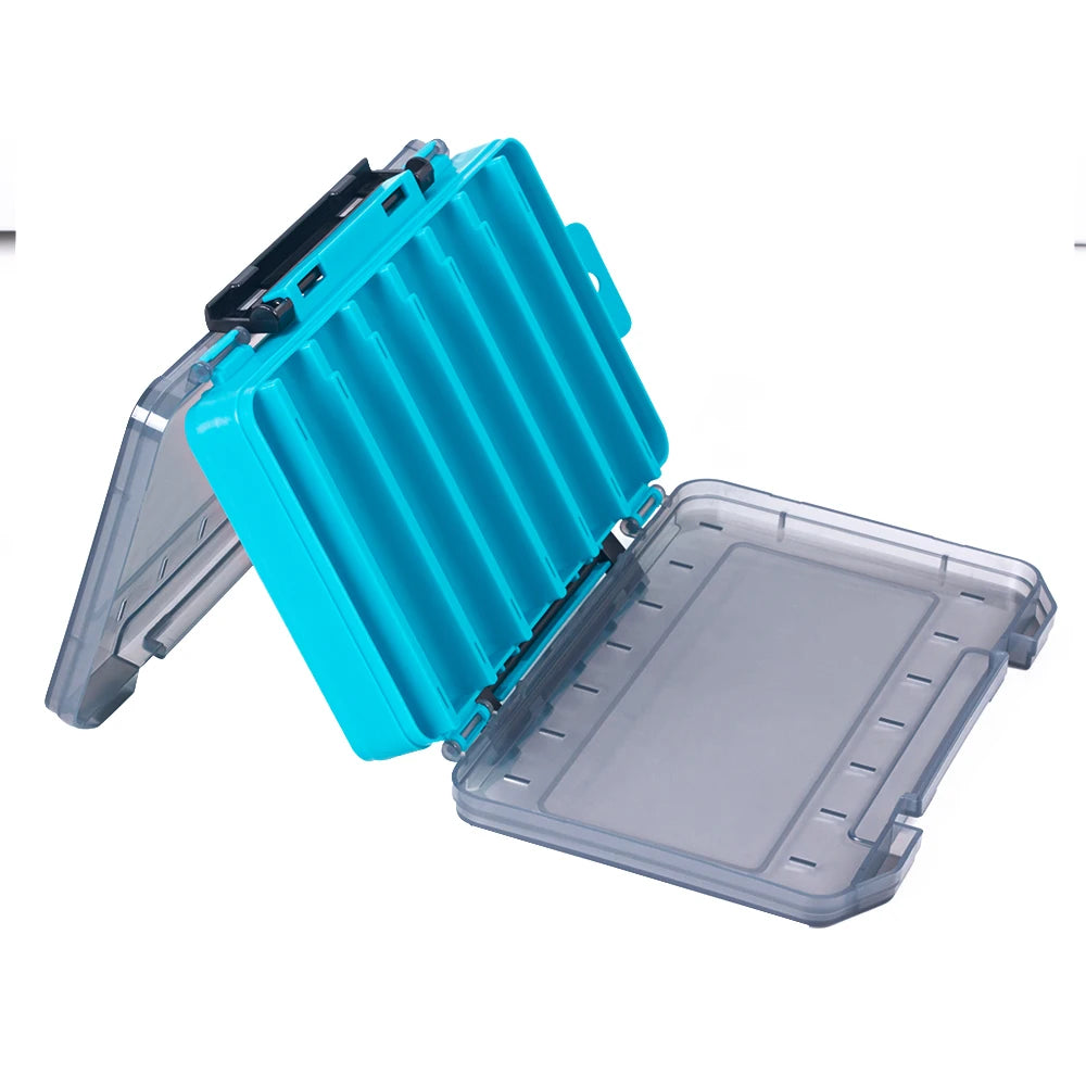 19.5*13.5*3.5cm Professional Lure Bait Double-sided Storage Fishing Gear Box Fishing Supplies Accessories Fishing Tool Box