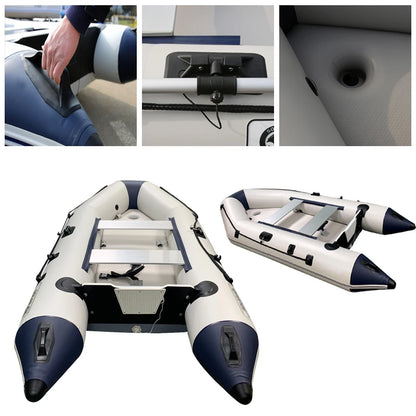 Latest Design  Kayak Fishing Boat with Motor Factory Inflatable Boat with air Deck Floor Inflatable Boats for CE Certification