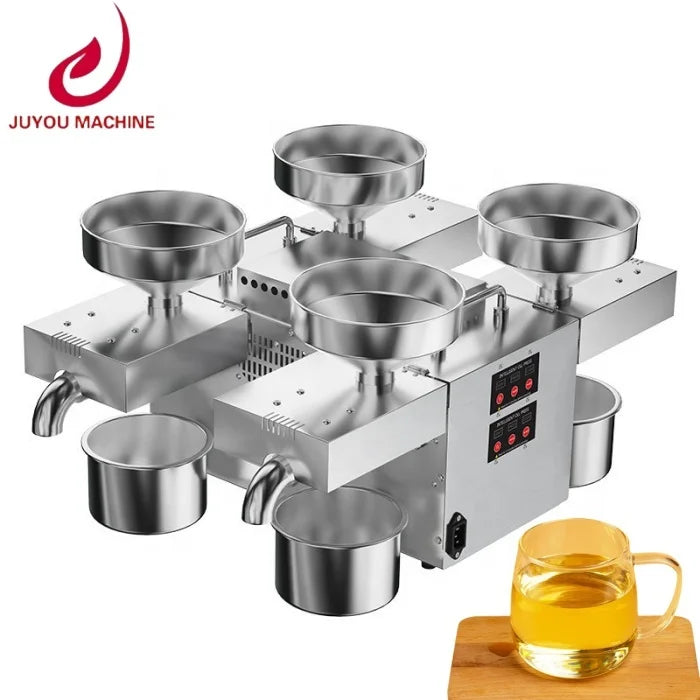 Automatic Expeller Small Oil Extractor Home Use Sesame Peanut Sunflower Oil Press Machine