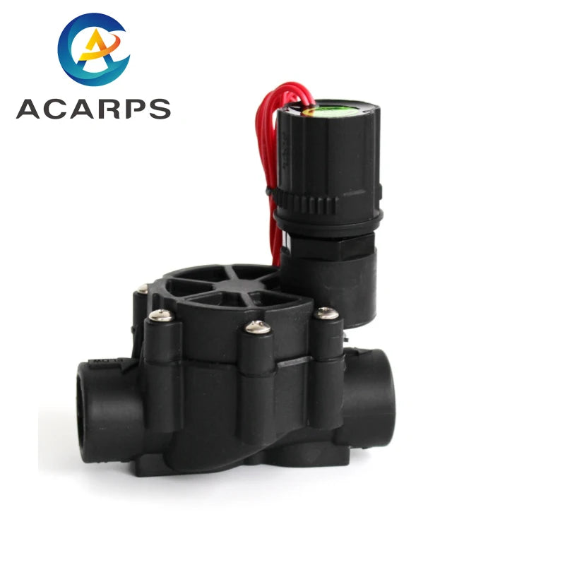 2-Way 3/8 Inch-1Inch Garden Plastic AC220V DC12V DC24V Latching Irrigation Solenoid Valve for Water Irrigation Flow Regulation by PDG ibma