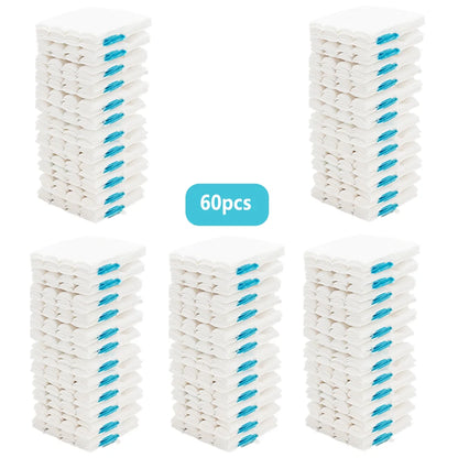 Fresh Brush Flushable Pads, Lemon Toilet Cleaner,60 CT Refill Pads,Cleaning Agent