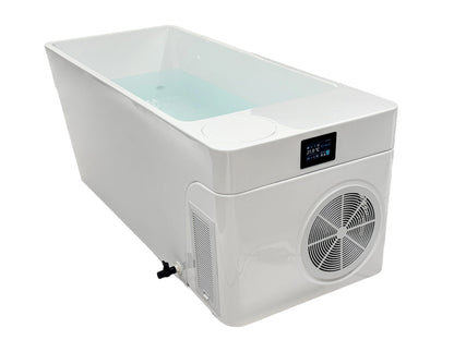 USA Warehouse Spot Acrylic Spa Bathtub Chiller with Built-in Integrated Ice Bath Cold Plunge for Body Healing Therapy