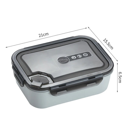School Office Reusable Microwaveable Meal Prep Food Storage Container BPA-free PP 3 Compartment Simple Plastic Bento Lunch Box
