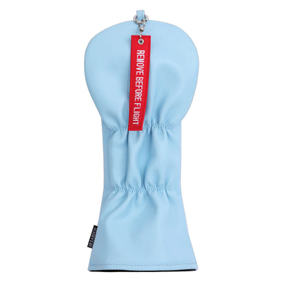 Drop Shipping Embroidery FULL SEND  Red Tag Soft PU Synthetic Leather  Airplane Applique Golf Headcover 460cc Driver Cover