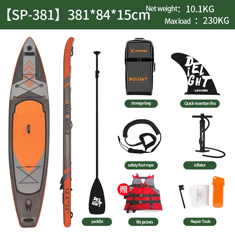 Inflatable Paddle Boards Stand up Paddleboard Wide Stable with Premium SUP Paddle Board  Non-Slip Deck Ultra-LIght SUP