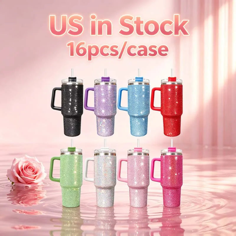 Us in Stock 40 OZ Easy Clean Insulated Cup 40 OZ Insulated Travel Mug for Home Office Outdoor Daily Use