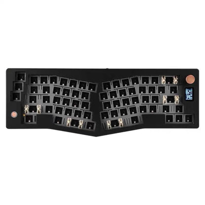 ABM066 Third Mock Examination Alice RGB Plastic Mechanical Keyboard Gasket Structure USB-C Knob VIA Customized Kit Laptop Used