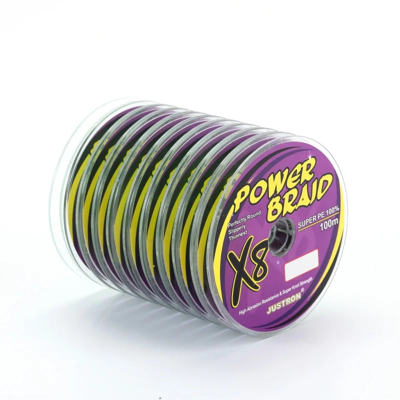 8 Strands Multicolor  1000m PE Fishing Line Super Strong  BRAIDED FISHING LINE