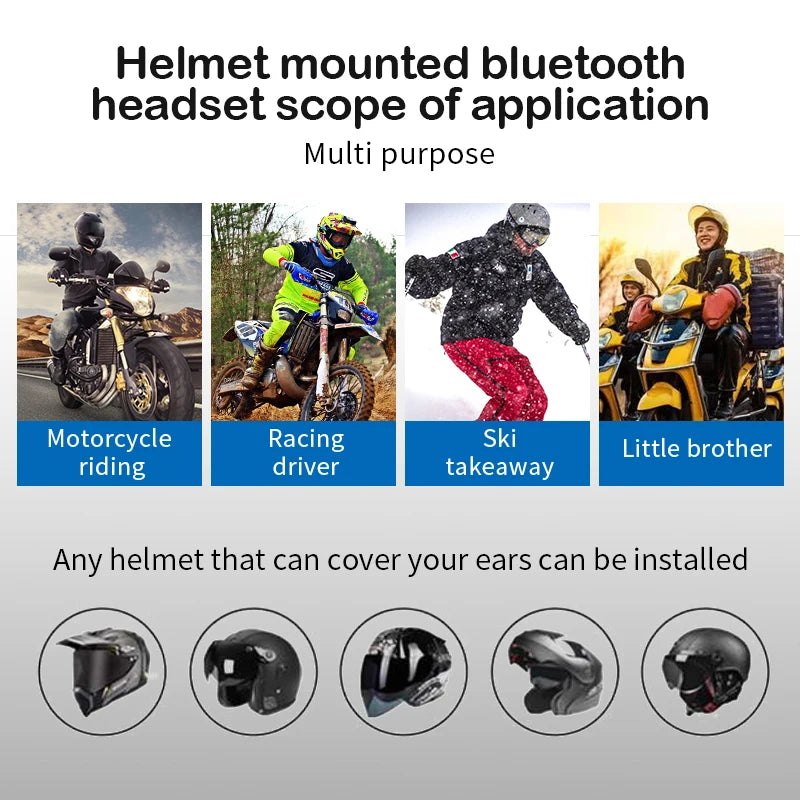 SPY Bt Phone Helmet Usb Charge Mini Wireless Microphone Intercomunicador Moto Intercom Motorcycle for Helmets