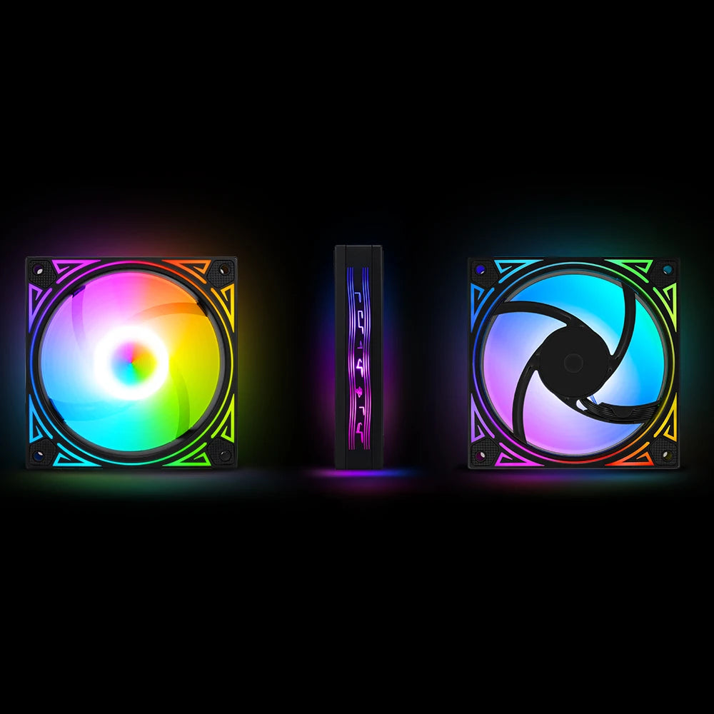 Lovingcool Factory New Style Gaming PC Fan ATX Case RGB Air CPU Cooler 120mm 5V ARGB Computer PC Cooling Fans Kit Support SYNC