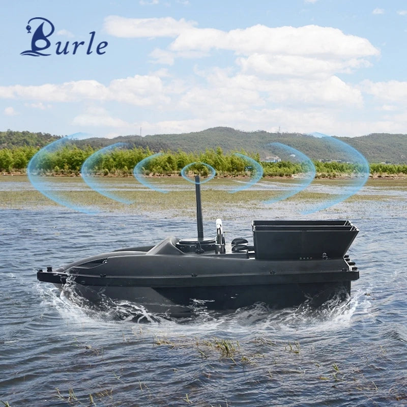 Fixed Speed Cruise 1.9kg Loading 500m Remote Control 4 Hours Battery Life Intelligent Remote Control Fishing Bait Boat