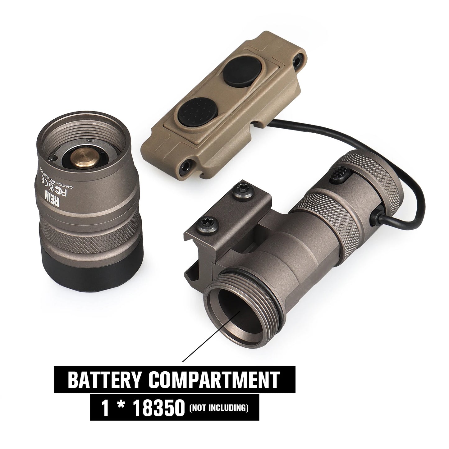 2023 New HOT Waterproof Shockproof Dustproof 1000 Lumens LED  Light Tactical Flashlight HK15-0155