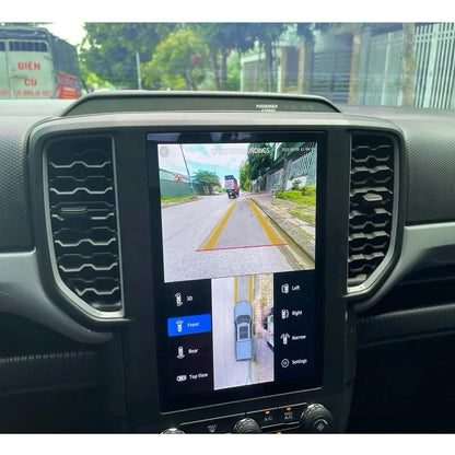 360 Bird View Dual Lens 1080p Resolution Dash Cam Dynamic Trajectory for Ford Ranger Everest 2019-2023 Sync3 Sync4 Car Black Box