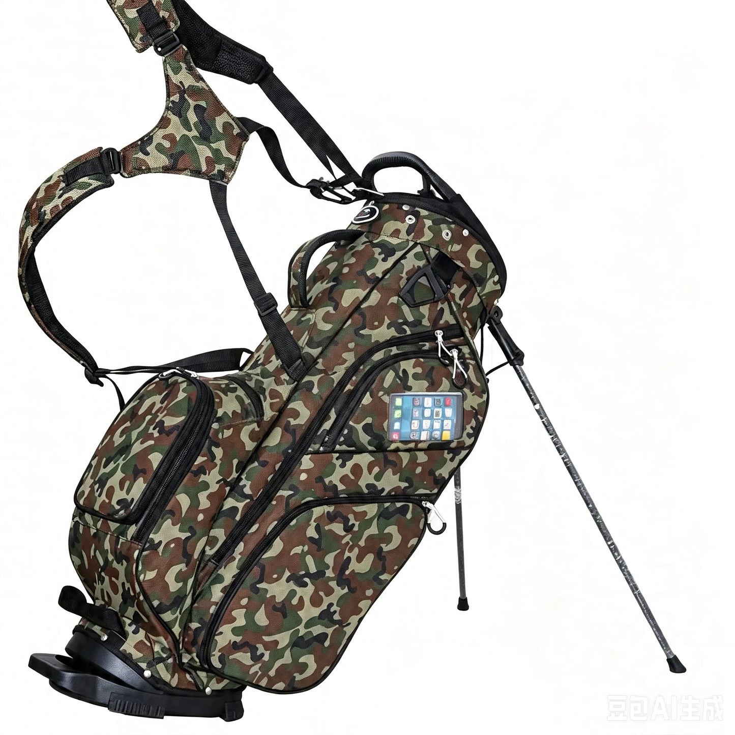 Lightweight and Durable Design 6-Way Divider Polyester Golf Bags with Comfortable Double Straps Golf Stand Bag