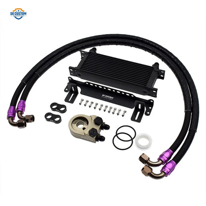 Engine Oil Cooler Kit For Honda Fit GK5 GE6 GE8 GD3 GR9 GS1 80 Oil Cooling Cooler