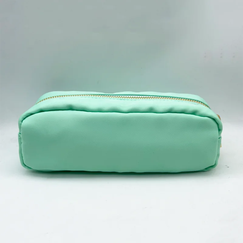 RTS Stock Nylon Girls Durable Colorful Simple School Bag Holder Storage Pouch Bag Gift Cute Marker Pen Classic Slim Pencil Case