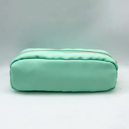 RTS Stock Nylon Girls Durable Colorful Simple School Bag Holder Storage Pouch Bag Gift Cute Marker Pen Classic Slim Pencil Case