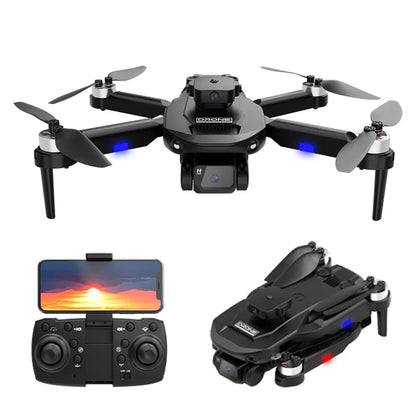 F196 Drone 4K Dual Cameras Obstacle Avoidance Optical Flow Wifi Fpv Brushless Motor  Profesional Quadcopter Rc Dron Boy Gifts