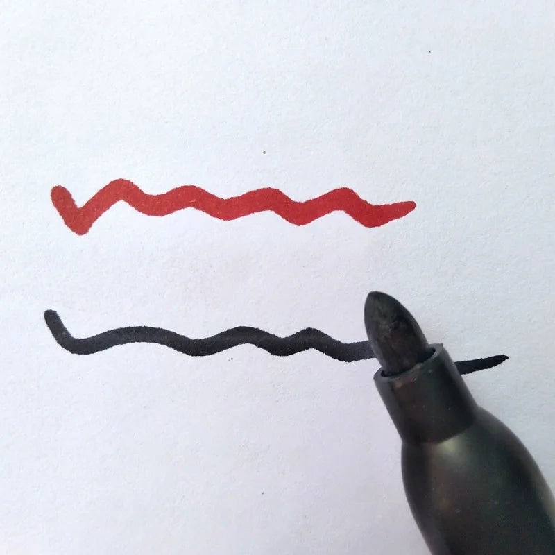 Wholesale 6mm Writing Width Waterproof Permanent Logistics Marker Pen Alcohol and Oil-Based for Paper Large Volume