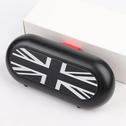 Car Glasses Card Ticket Holder Sunglasses Box Case Multifunctional Sun Visor Clip Creative Storage Fastener Interior Accessories