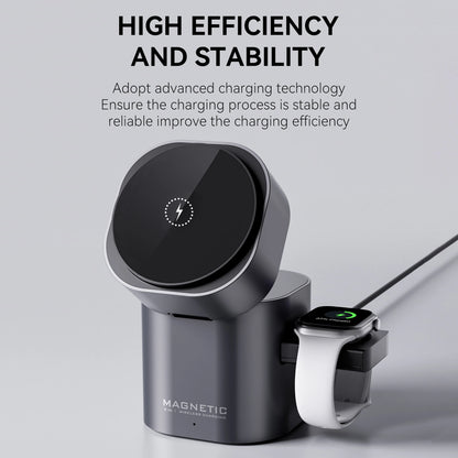 New Products 2025 Electronics Electric Foldable Magnetic Touch Automatic Rotation15W for iphone 17 Gift 3 in 1 Wireless Charger