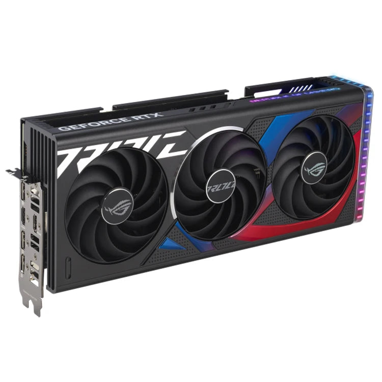 Used ASU'S ROG Strix GeForce RTX 4070 SUPER 12GB GDDR6X OC Edition Gaming Graphics Card with AI Design Intelligent Learning GPU