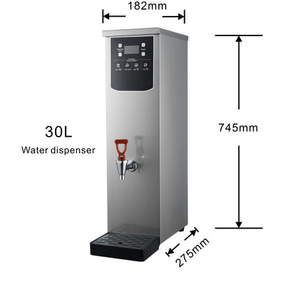 Big Capacity 30L Electric Kettle Stainless Steel Water Boiler Automatic Shut-Off Temperature Control for Household Hotel Use