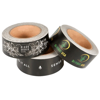 Eco Friendly Custom Logo Printed Self Adhesive Kraft Paper Tape Packing Tape