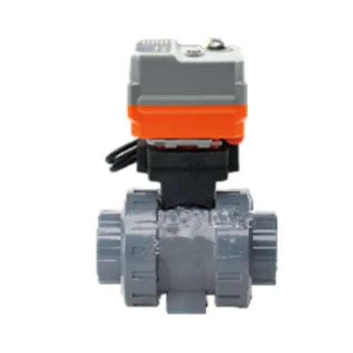 AC220V PVC UPVC Electric Ball Valve Actuator 2 Inch 4 Inch 40mm Plastic Motorized 2 Way Ball Valve for Water OEM Supported by PDG ibma