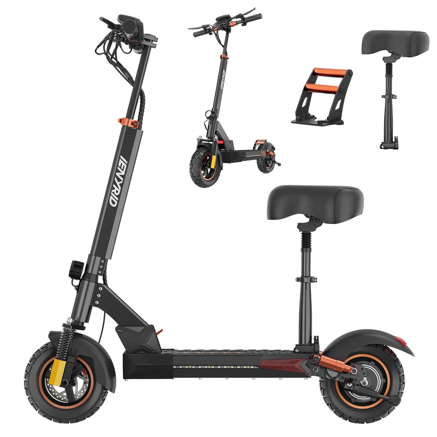 Commuting iENYRID M4 Pro S+ Electric Scooter for Adults 15MPH/28MPH Max Speed with Seat From US UK Warehouse