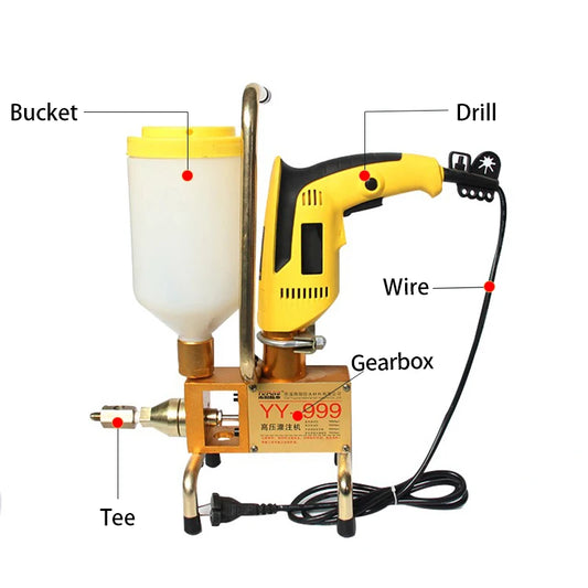 High Pressure Polyurethane Injection Machine Injection Grouting Pump by PDG ibma