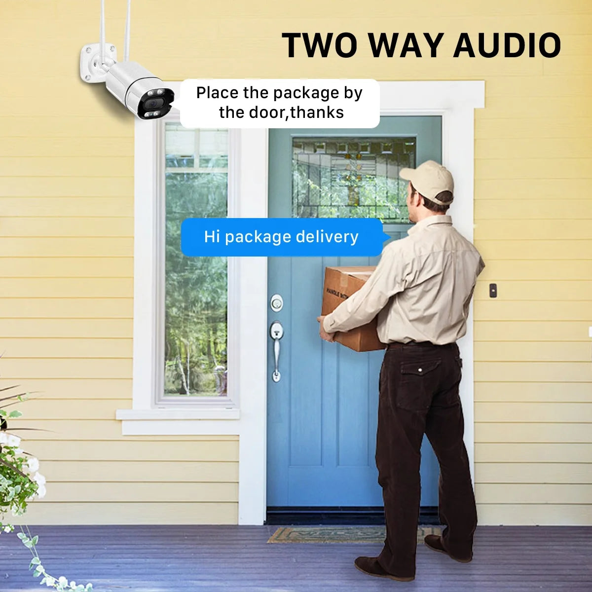 BESDER Super HD 5MP Outdoor CCTV IP Home Surveillance Camera Wireless IP66 Waterproof Metal Body Wifi IP Security Camera