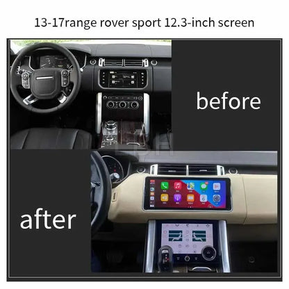 12.3 Inch Flip Screen Car Radio DVD Multimedia Player Head Unit Fit for Land Rover Range Rover Sport L494 GPS Navigation CarPlay
