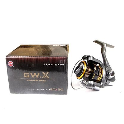 Guangwei Brand GWX 10+1BB  Metal Spinning Fishing Rod Reel Sea Fishing Reels