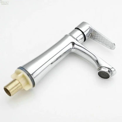 Modern Bathroom Single Cold  Wash Basin Sink Tap  Single Hole Single Cold  Basin Faucets A012