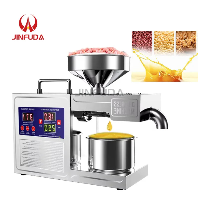 Mini Screw Oil Press Machine/ Peanut Oil Press Machine Soya Bean Sesame/ Oil Press With Oil Filter