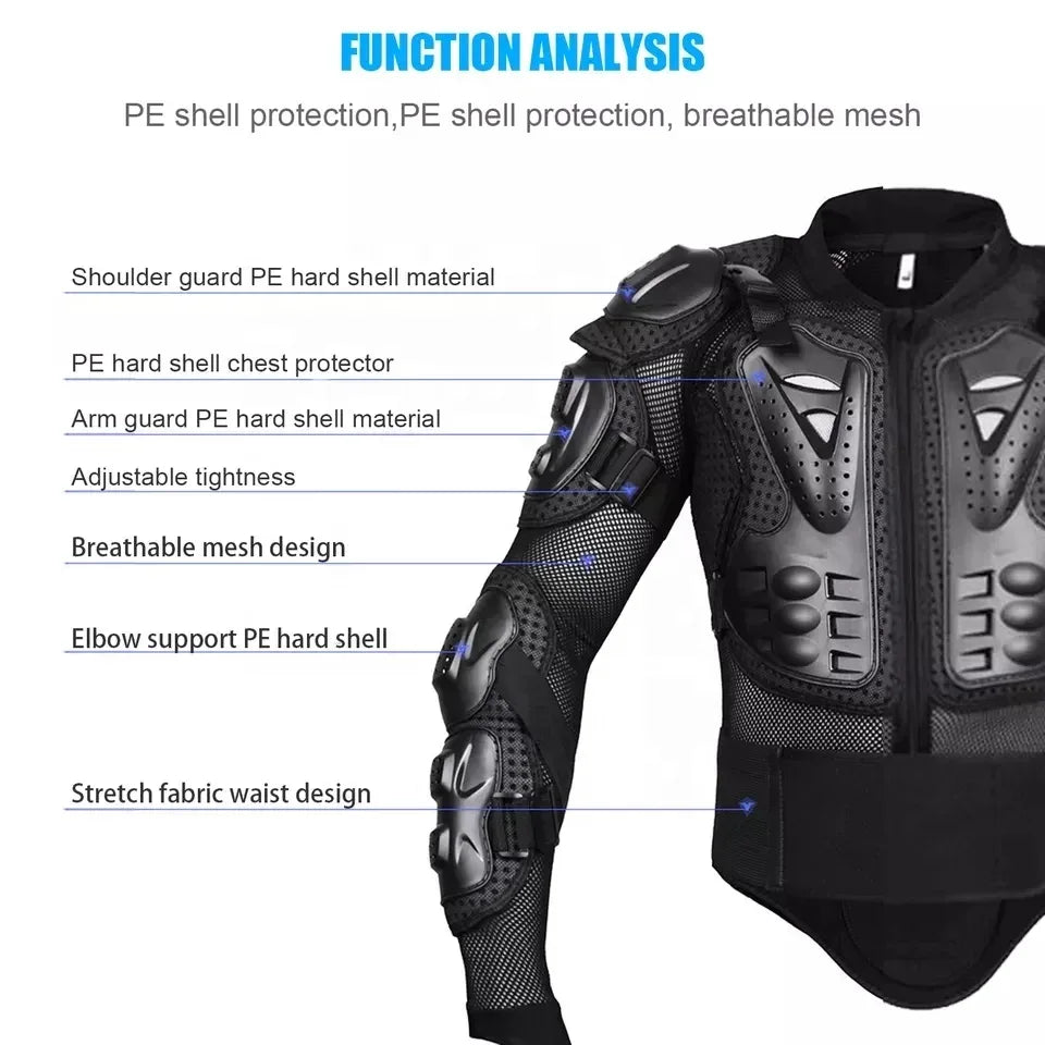 Motocross Protector Armor Motorcycle Jacket and Pants Moto Turtle Protection Riding Clothes Jackets Pant