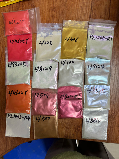 Skin Safe Cosmetic Grade Mica Powder Shimmer Glitter Pearl Pigment for Face Eye Lip Cosmetics Epoxy Resin Crafts