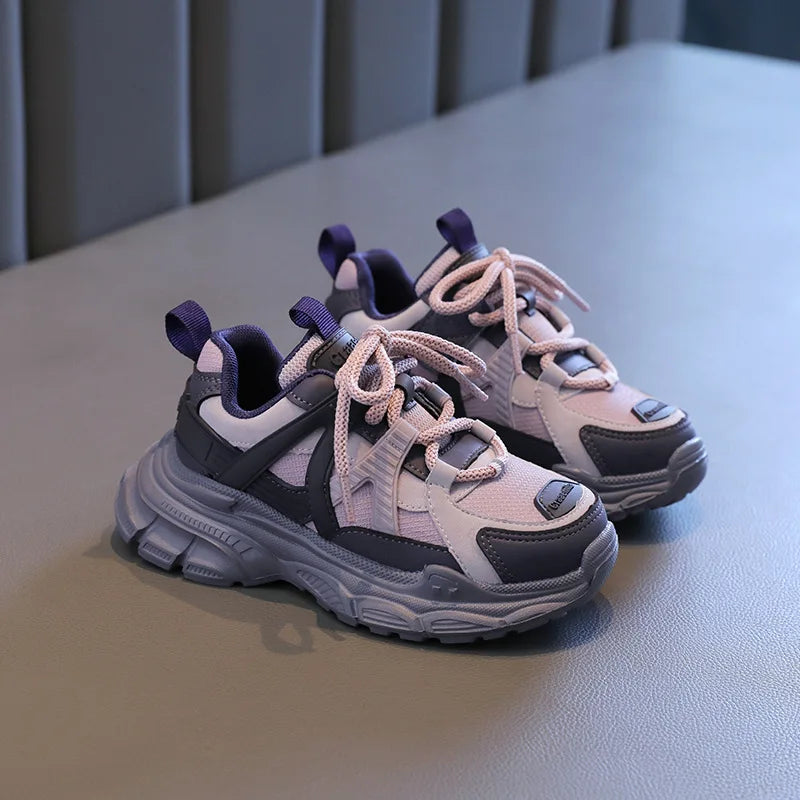Platform Sole Casual Shoes Shallow Mouth Women's Dad Shoes Middle Heel  Students Sneakers Shopping Working Dress