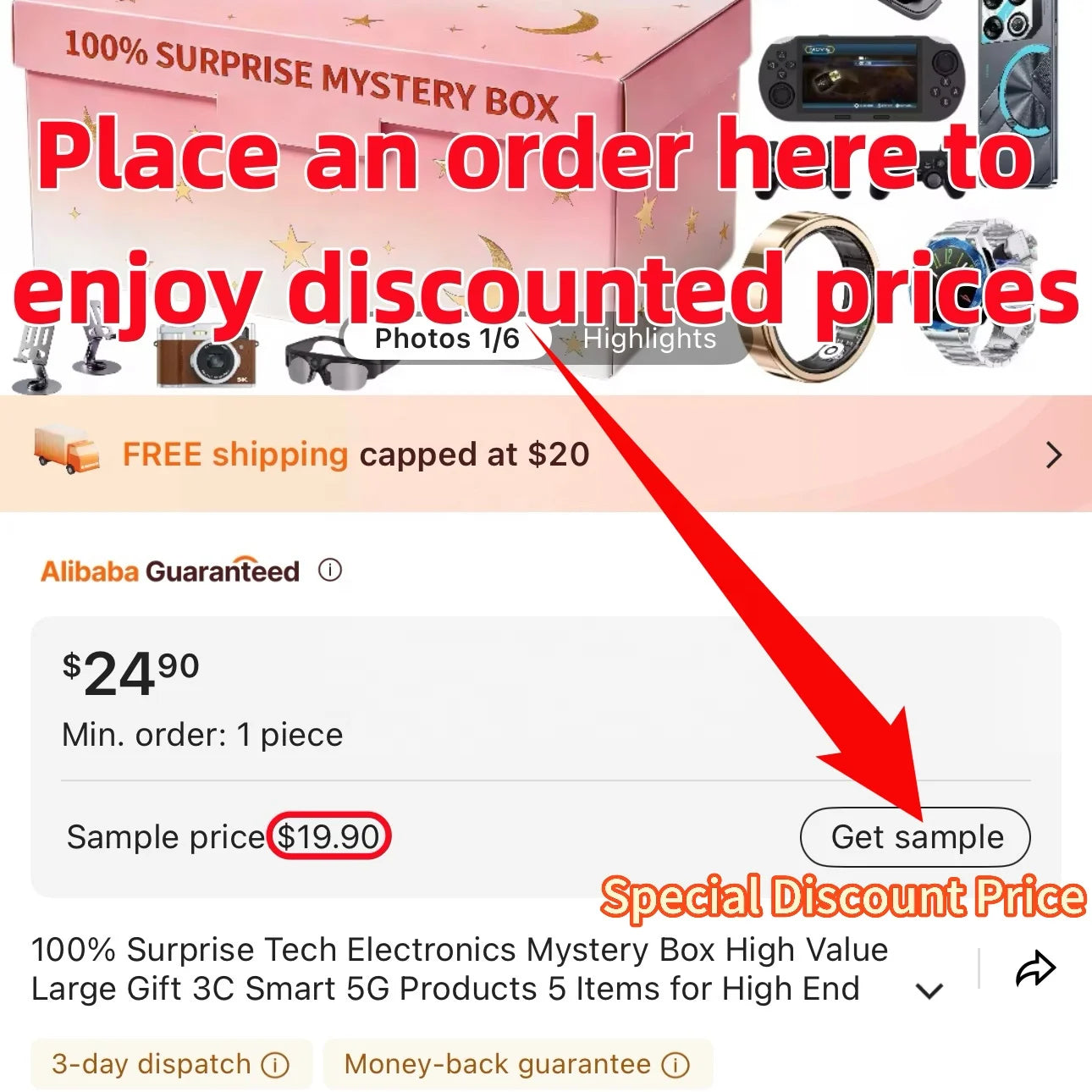 Large Surprise Mystery Blind Box Surprise Gift Tech Electronics 3c Lucky Gaming 5g Smartphone Large Mystery Box