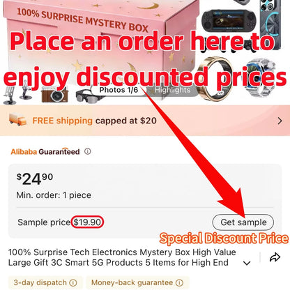 Large Surprise Mystery Blind Box Surprise Gift Tech Electronics 3c Lucky Gaming 5g Smartphone Large Mystery Box