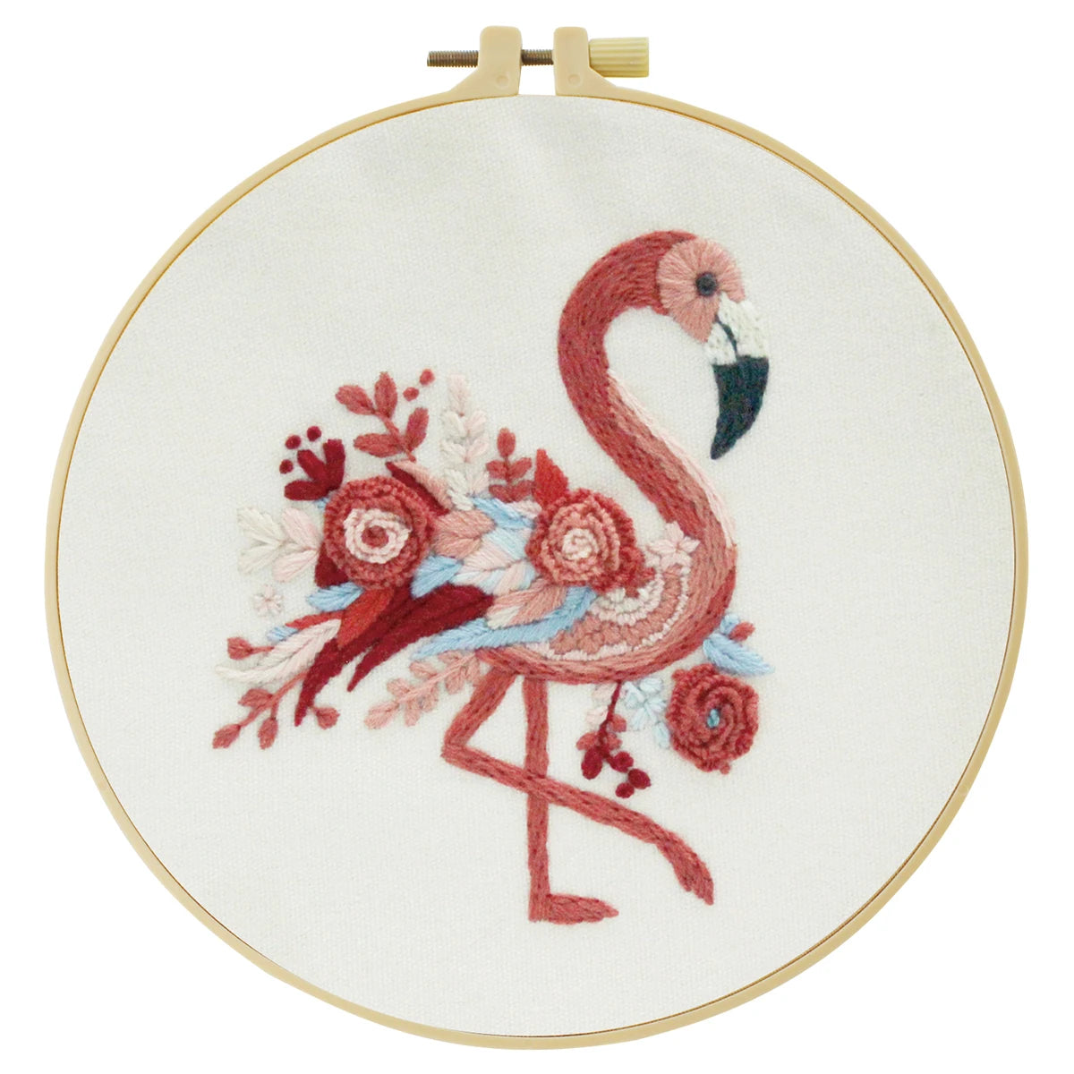 Factory DIY flamingo Practice Embroidery Set for Beginners Semi finished Handmade Cross stitch Decoration Crafts