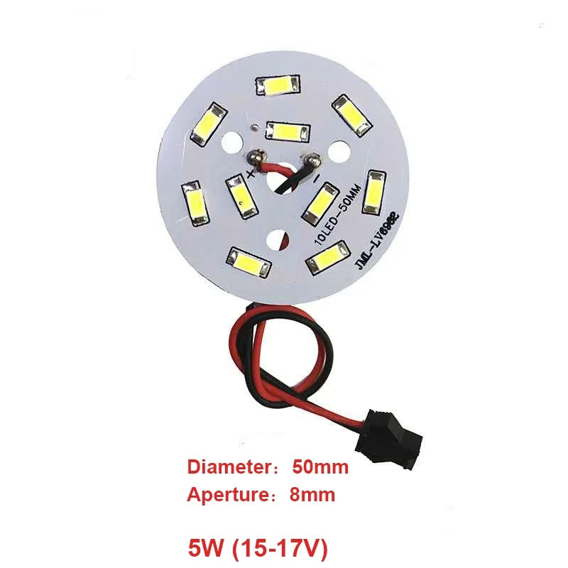 High Brightness LED 5730SMD Lamp Bead Light Board Bulb Round Transformation Light Source 3-18W 32-100MM Tile Wick Modified bulb