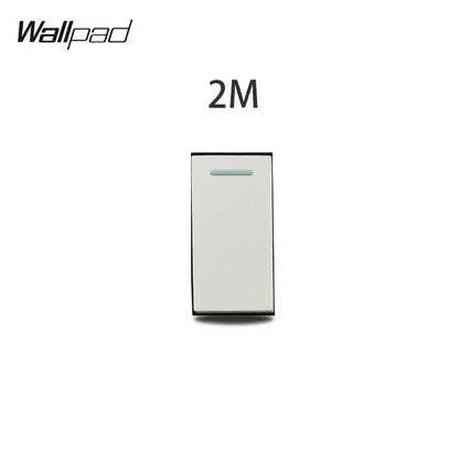1 2 3 Gang Way Stair Cross Pass White Glass Switch DIY AU US 118*75mm 153*75mm 191*75mm Fan Dimmer Retro Switch with LED Wallpad