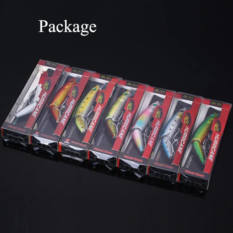 New Products 120mm 23g Multi Plastic Floating Minnow Long Casting Laser Pesca Fishing Lures